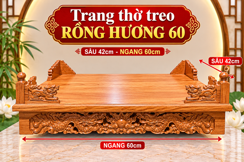 TT TREO 60 RỒNG SEN - RỒNG