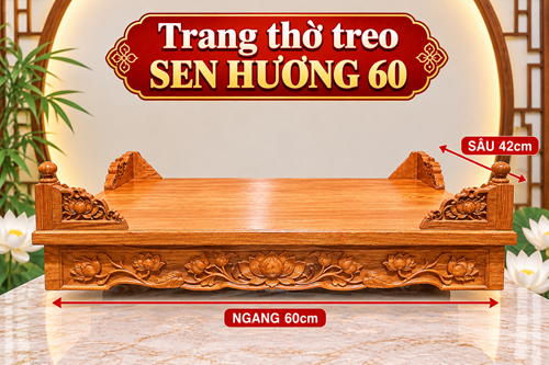 TT TREO 60 RỒNG SEN - SEN