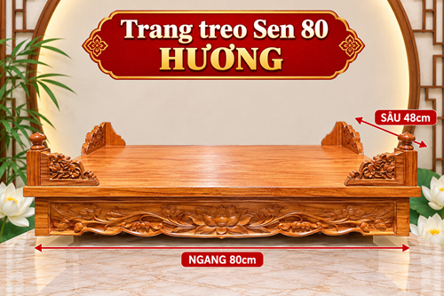TT TREO 80 RỒNG SEN - SEN