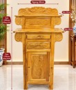 tủ thờ gỗ tràm 2 tầng 68 HA