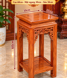 Đôn vuông 60 hương